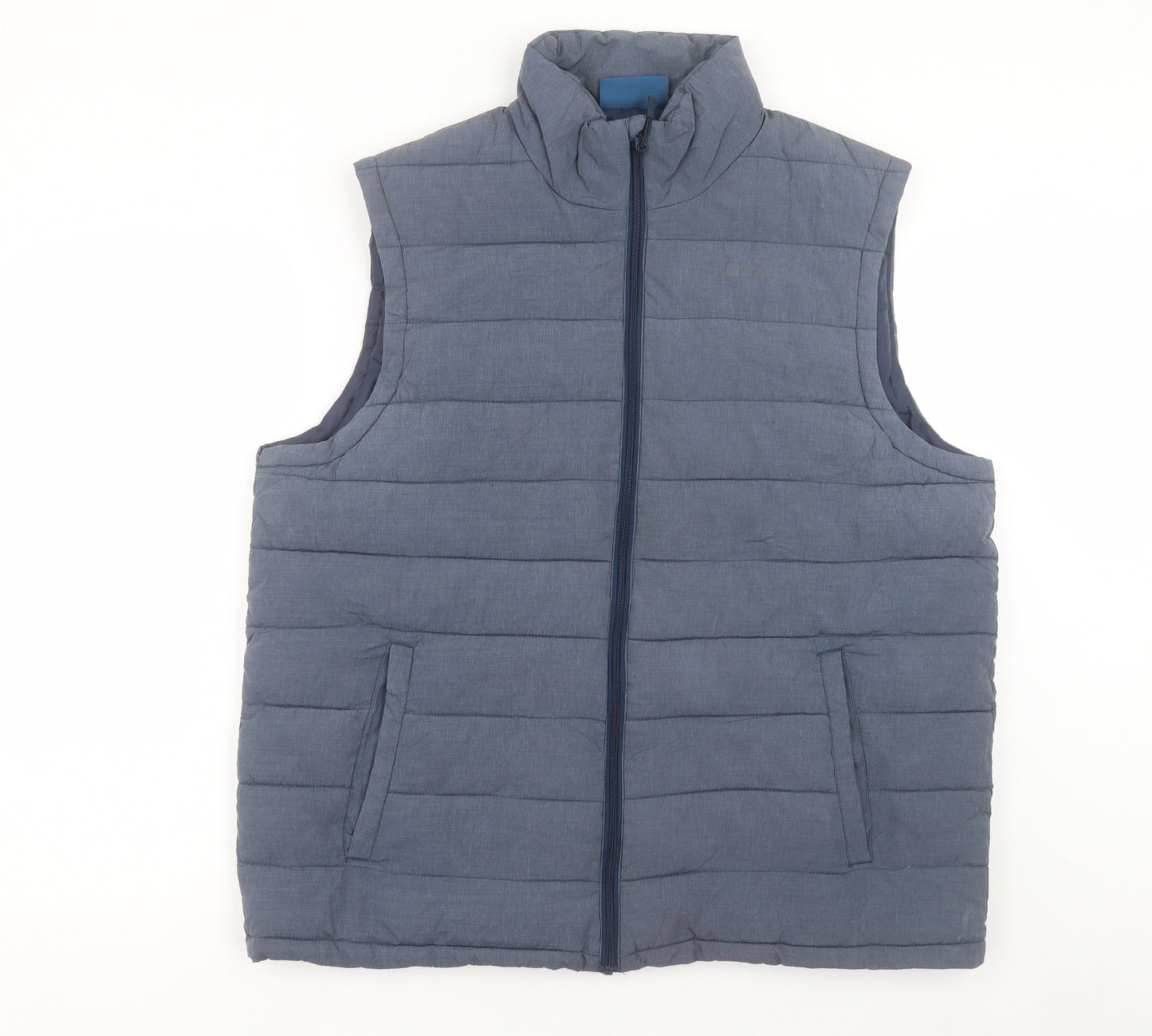 Mountain Warehouse Mens Blue Gilet Jacket Size 2XL Zip