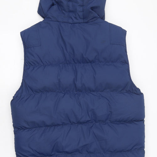 Cedar Wood State Mens Blue Gilet Coat Size XL Zip