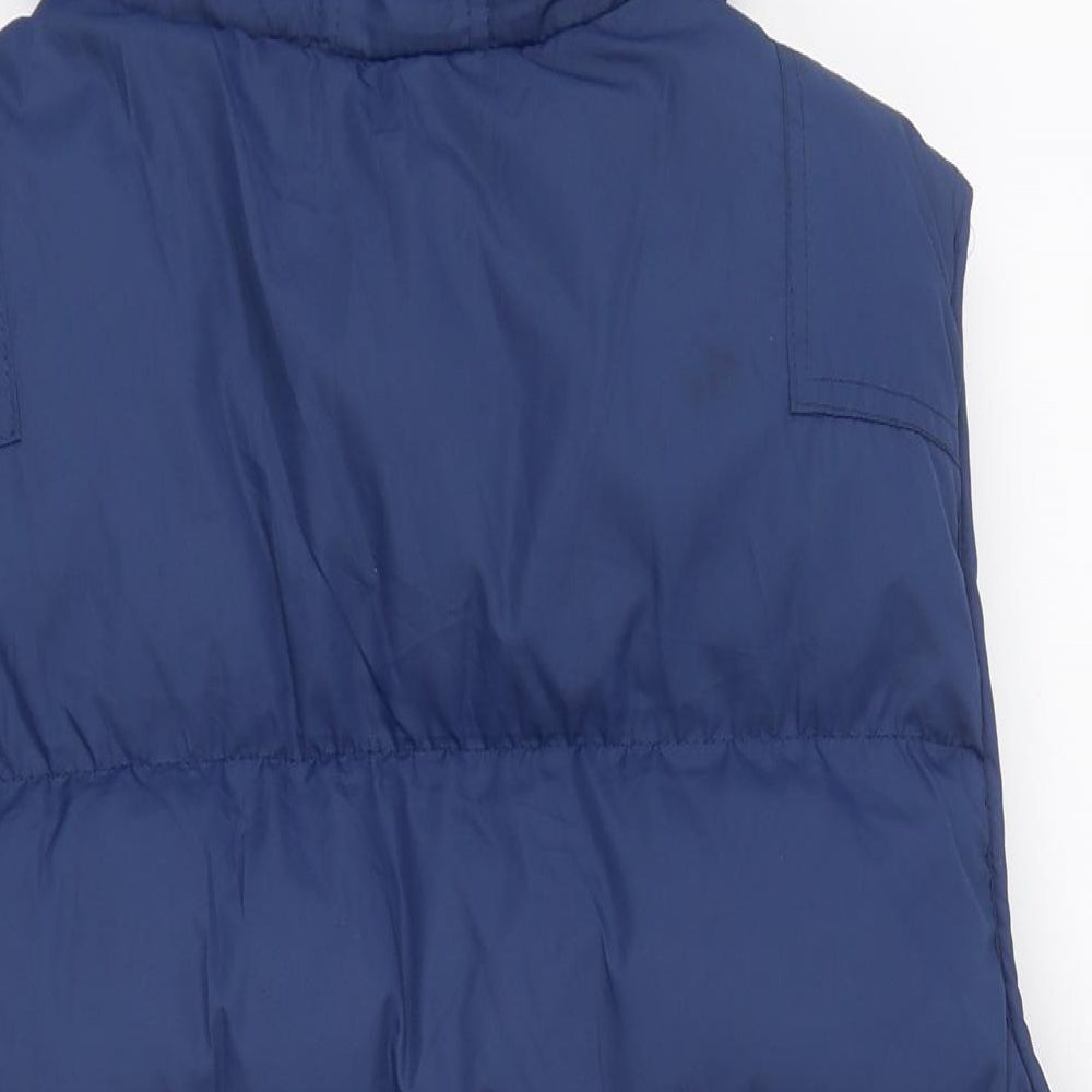 Cedar Wood State Mens Blue Gilet Coat Size XL Zip