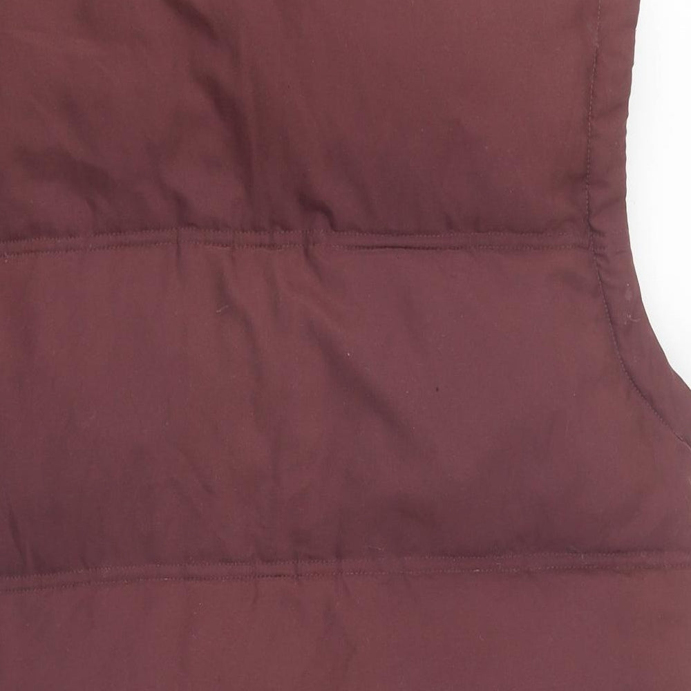 Nykwear Mens Red Gilet Coat Size M Zip