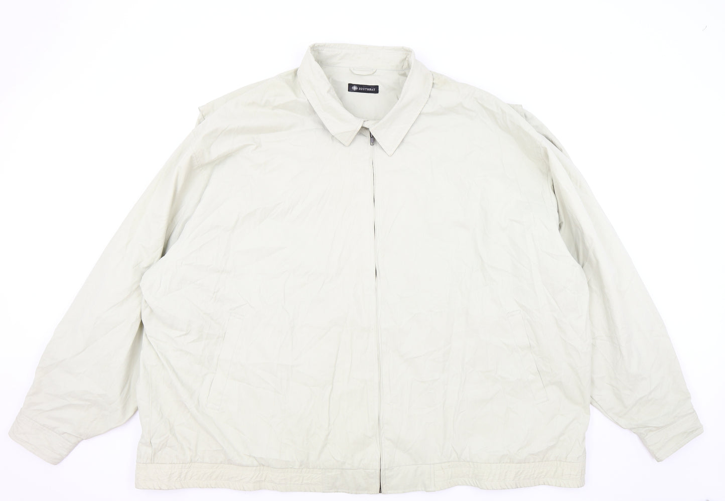 Southbay Mens Beige Jacket Coat Size 4XL Zip