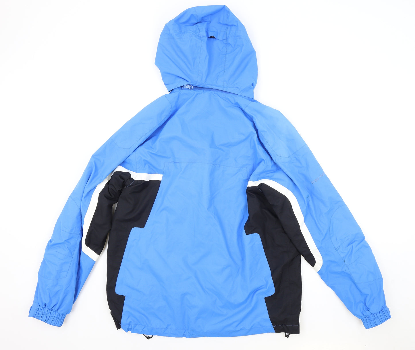 Trespass Mens Blue Rain Coat Coat Size M Zip