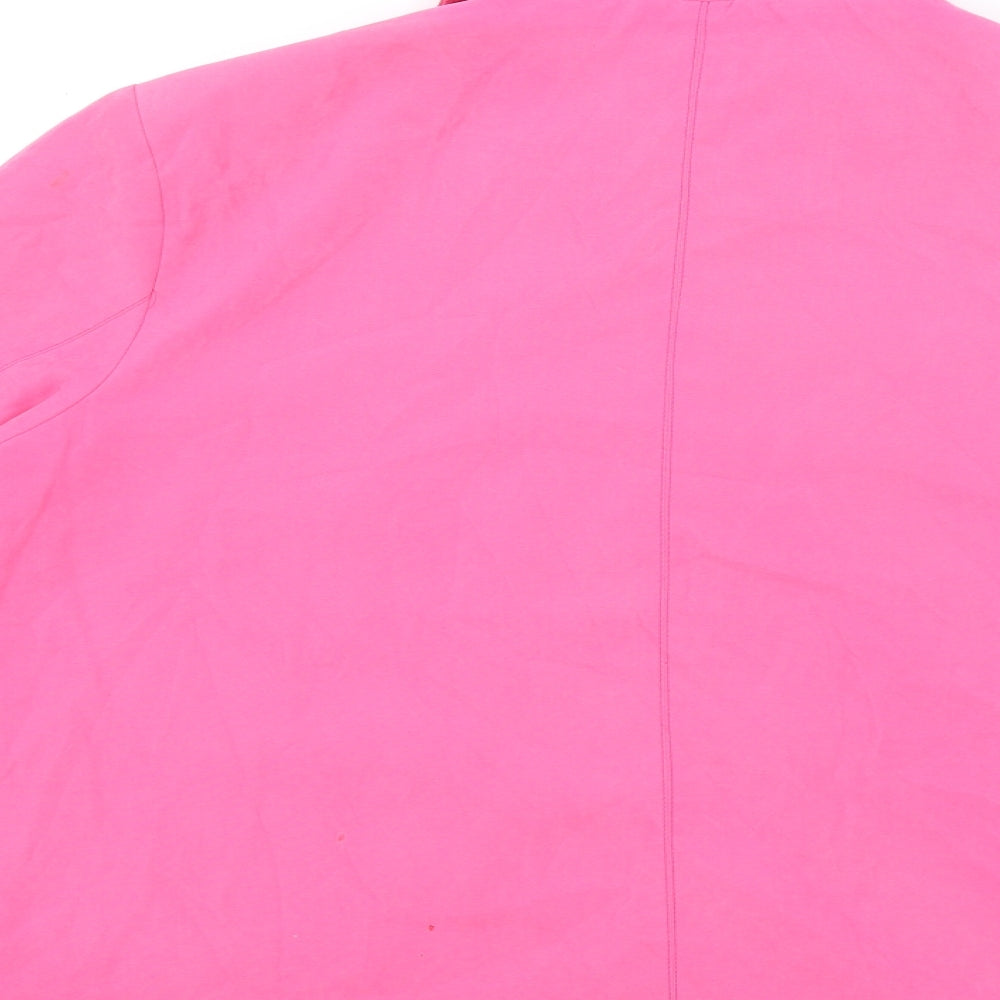 Ofinesse Womens Pink Jacket Size 18 Snap