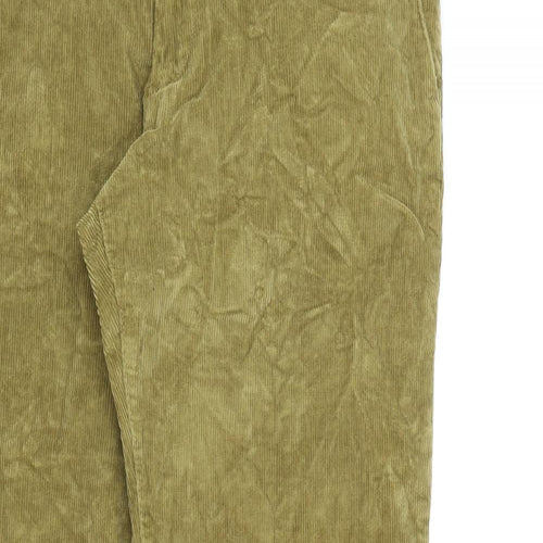 Selected Homme Mens Brown Cotton Straight Jeans Size 36 in L34 in Slim Zip