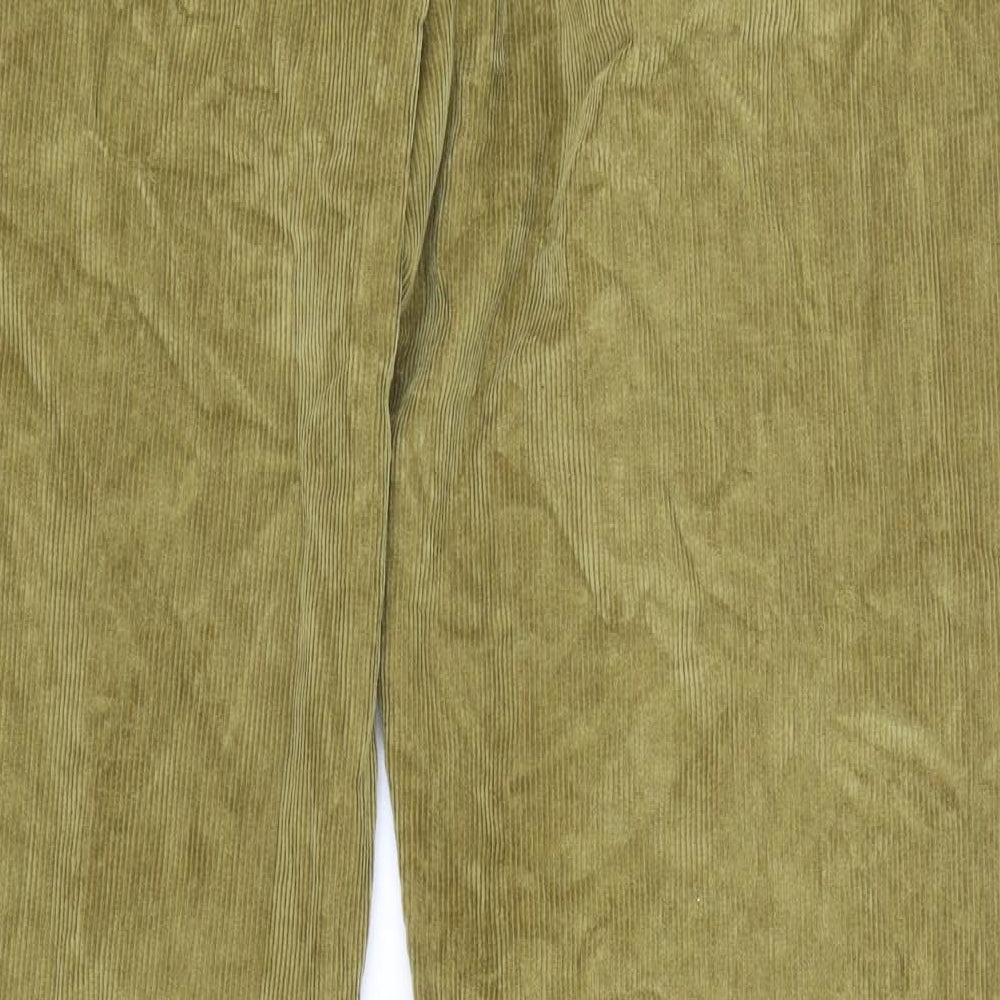 Selected Homme Mens Brown Cotton Straight Jeans Size 36 in L34 in Slim Zip