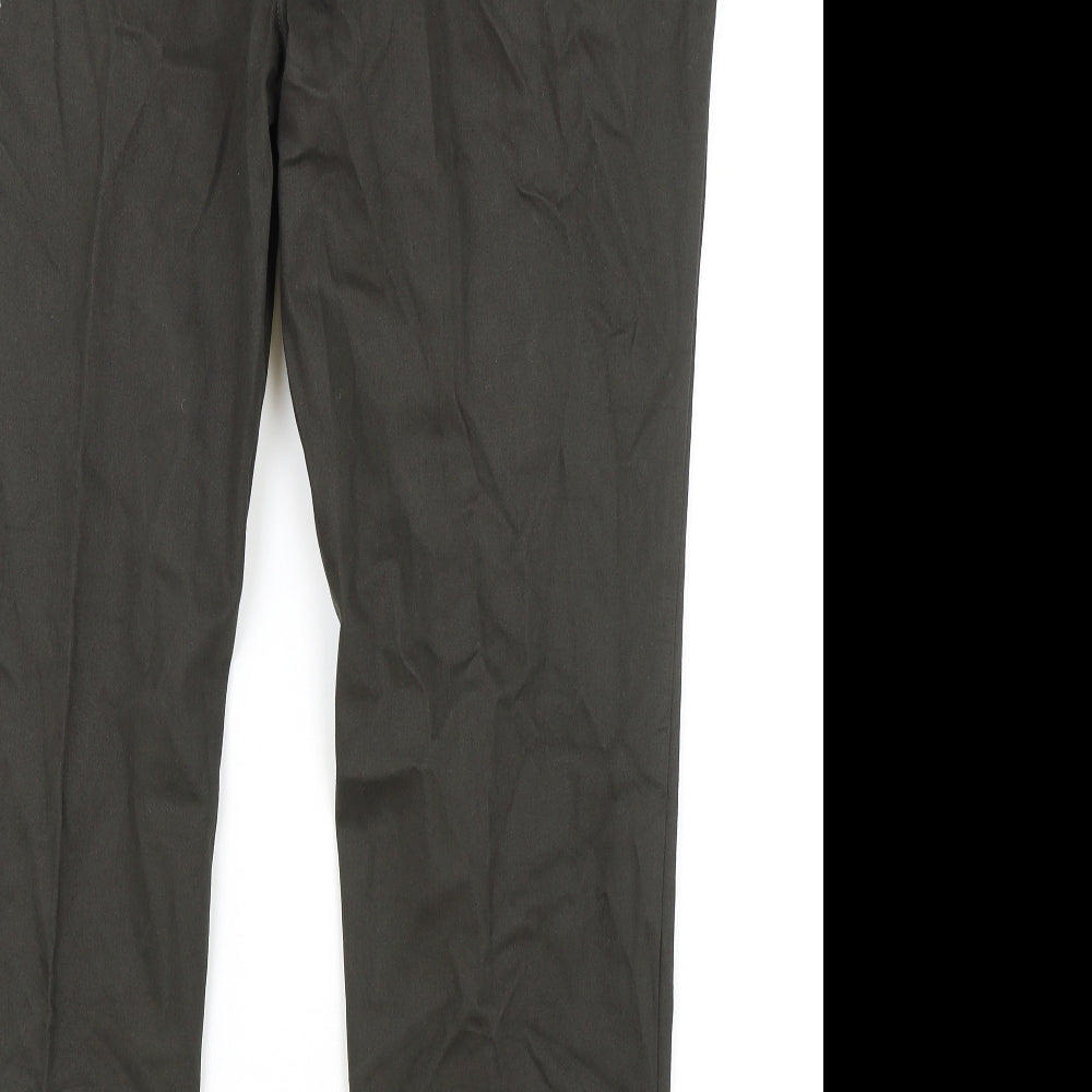 Country Casuals Womens Green Cotton Tapered Jeans Size 20 L29 in Regular Zip