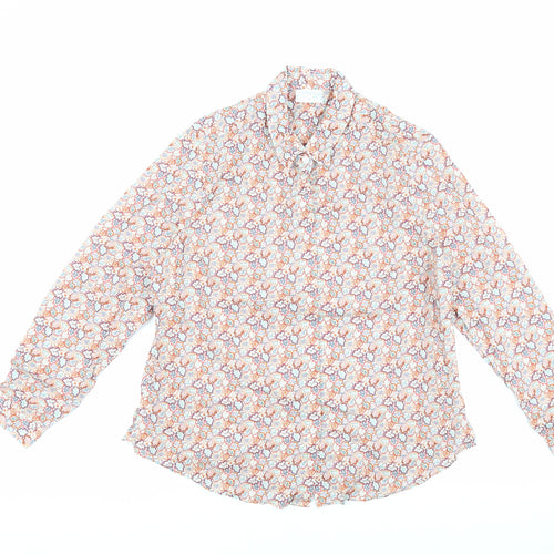 Cotswold Collections Womens Multicoloured Geometric 100% Cotton Basic Button-Up Size 18 Collared - Floral