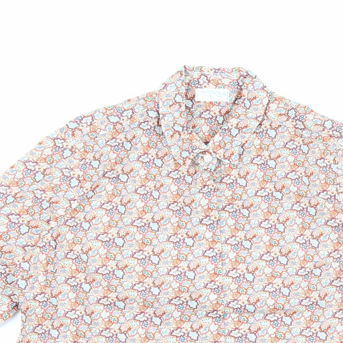 Cotswold Collections Womens Multicoloured Geometric 100% Cotton Basic Button-Up Size 18 Collared - Floral