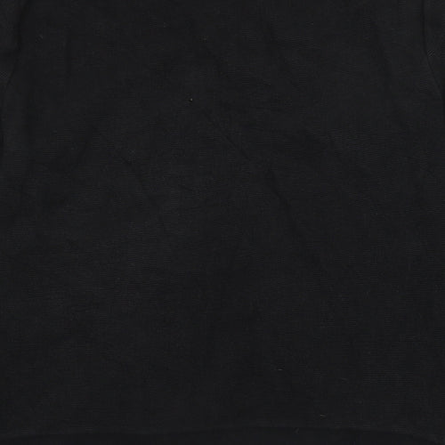 H&M Mens Black Cotton Full Zip Sweatshirt Size L
