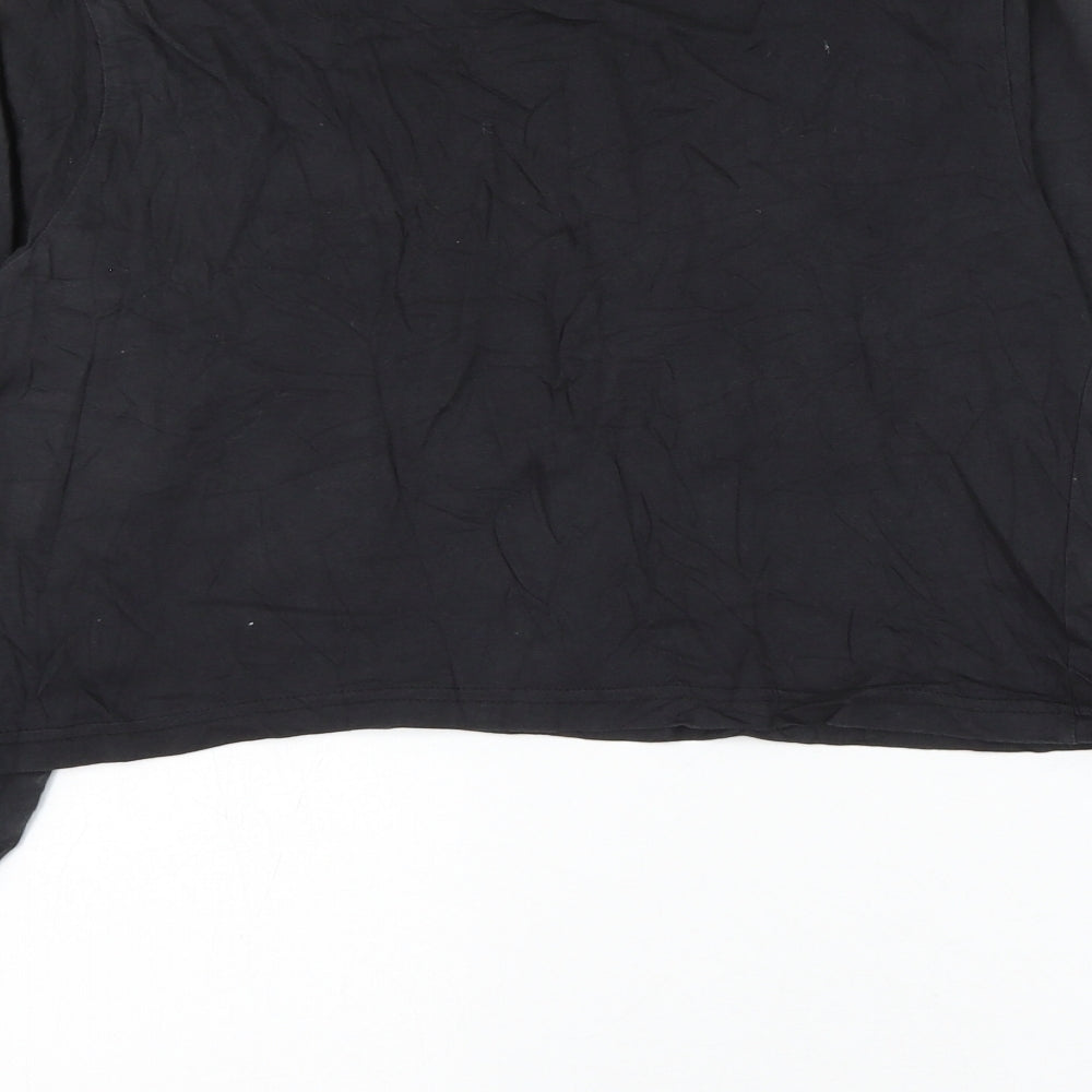 FILA Girls Black Cotton Pullover Sweatshirt Size S Pullover