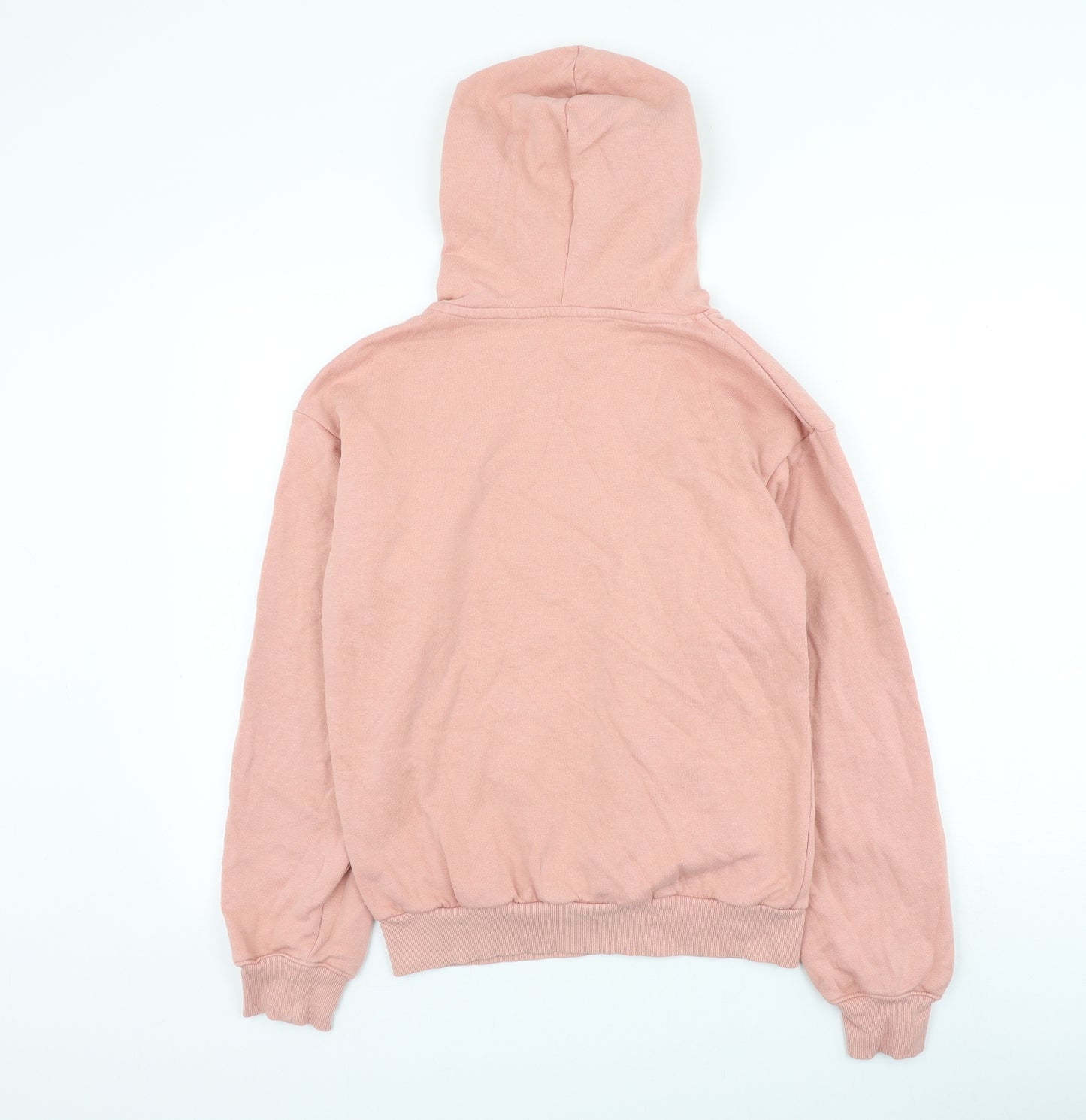 H&M Girls Pink Cotton Pullover Hoodie Size 12-13 Years Pullover - Size 12-14 Years