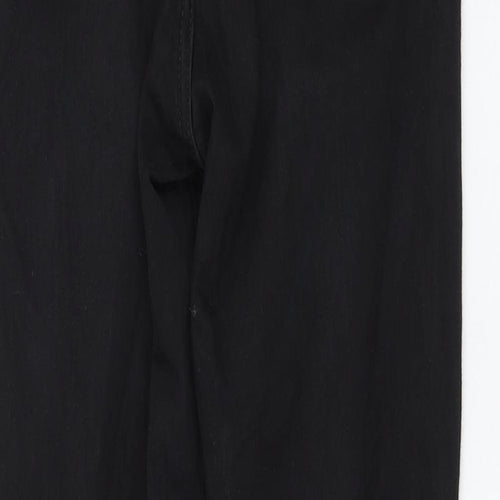 Topshop Womens Black Cotton Skinny Jeans Size 28 in L30 in Regular Zip