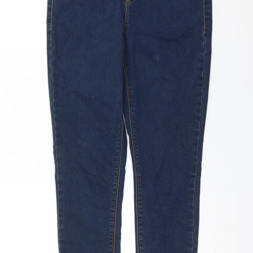 Vice Womens Blue Cotton Skinny Jeans Size 10 L28 in Regular Zip