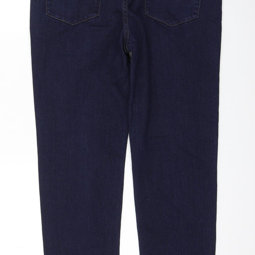 incorporate Wear Womens Blue Cotton Straight Jeans Size 34 in L30 in Regular Zip