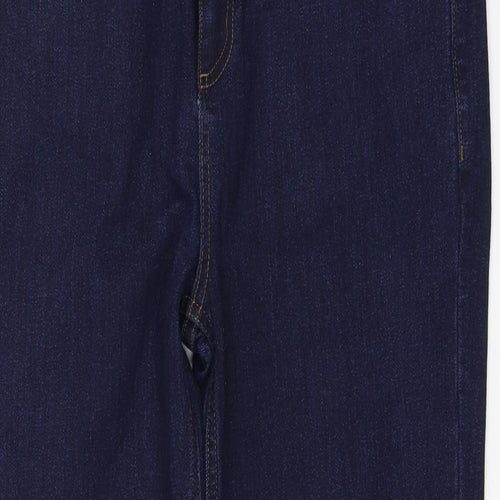 incorporate Wear Womens Blue Cotton Straight Jeans Size 34 in L30 in Regular Zip