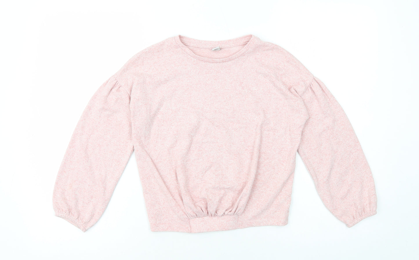 TU Girls Pink Viscose Pullover Sweatshirt Size 9 Years Pullover