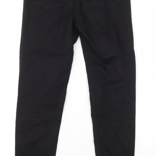 Marks and Spencer Womens Black Cotton Jegging Leggings Size 8 L27 in