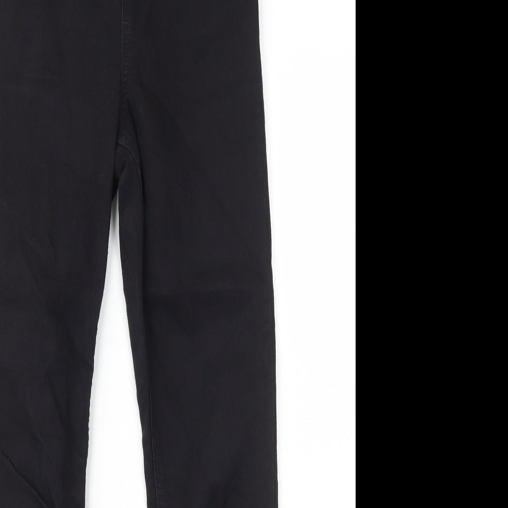 Marks and Spencer Womens Black Cotton Jegging Leggings Size 8 L27 in