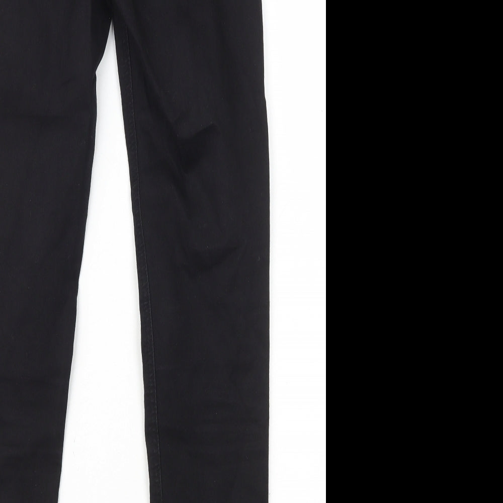 Marks and Spencer Womens Black Cotton Jegging Leggings Size 8 L27 in