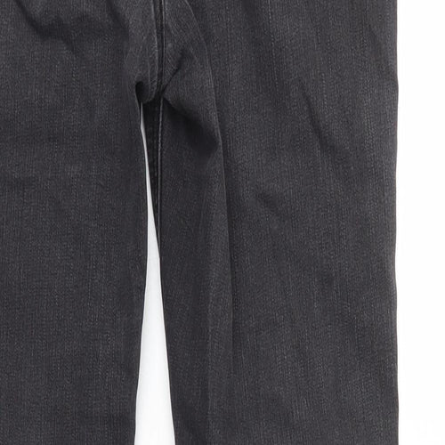 George Womens Black Cotton Skinny Jeans Size 10 L27 in Regular Zip