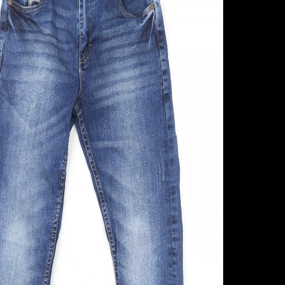 NEXT Boys Blue Cotton Skinny Jeans Size 12 Years L26 in Regular Zip
