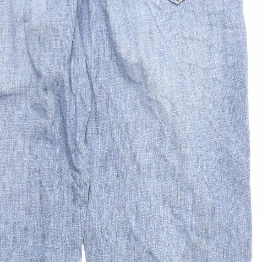 Camel Active Mens Blue Cotton Straight Jeans Size L L33 in Regular Zip