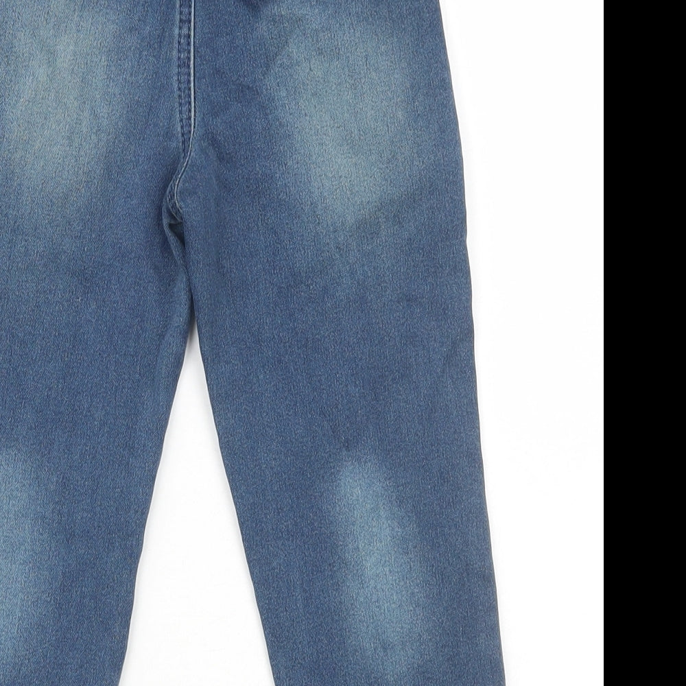 NEXT Boys Blue Cotton Tapered Jeans Size 4 Years Regular Pullover