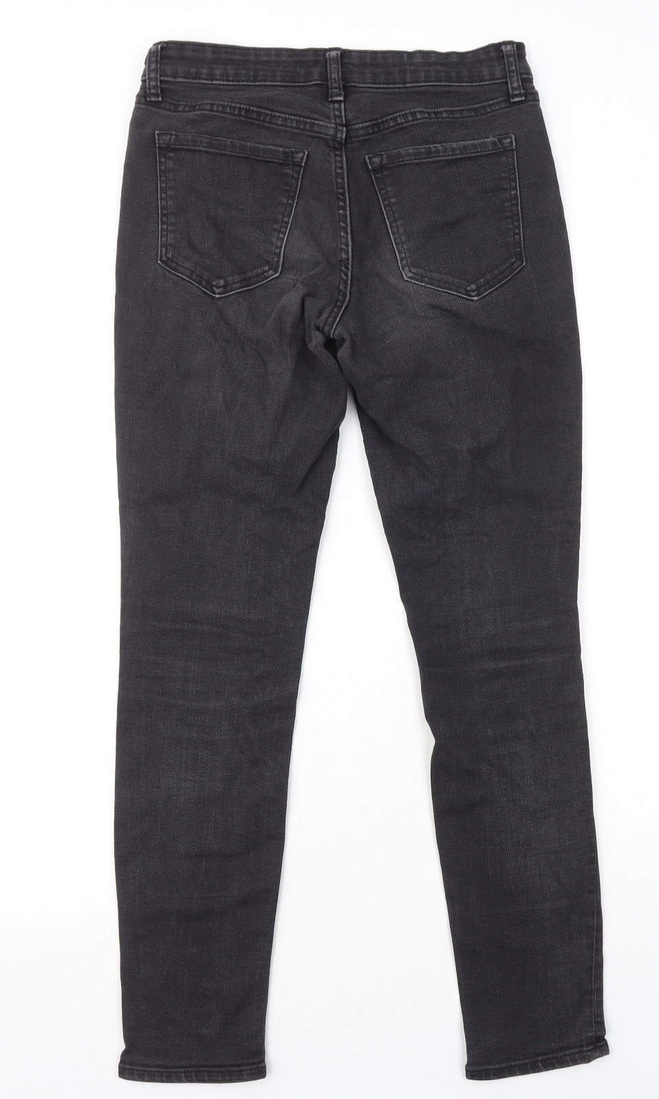 Gap Womens Black Cotton Skinny Jeans Size 8 L28 in Regular Zip