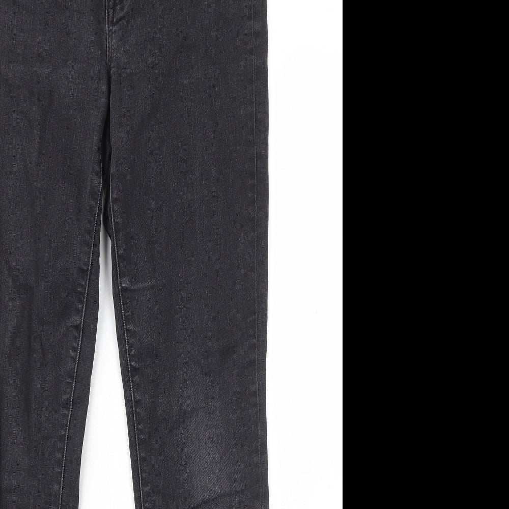 Gap Womens Black Cotton Skinny Jeans Size 8 L28 in Regular Zip