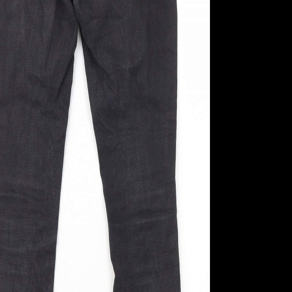Gap Womens Black Cotton Skinny Jeans Size 8 L28 in Regular Zip