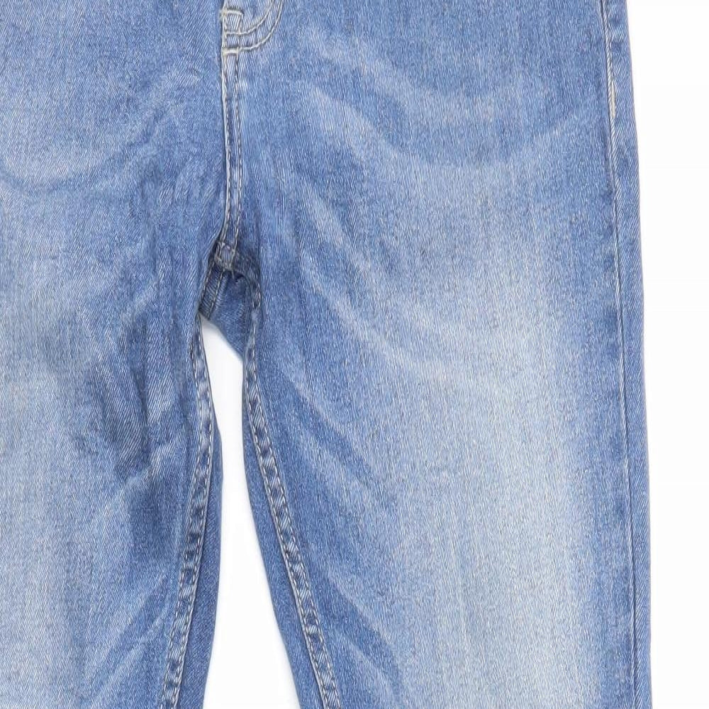 New Look Mens Blue Cotton Skinny Jeans Size M L30 in Regular Zip