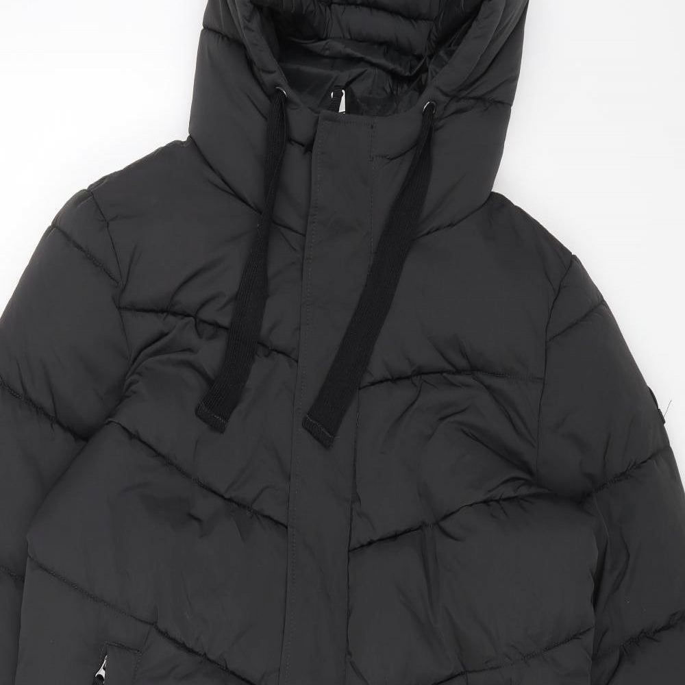 TOG24 Womens Black Windbreaker Coat Size 10 Zip