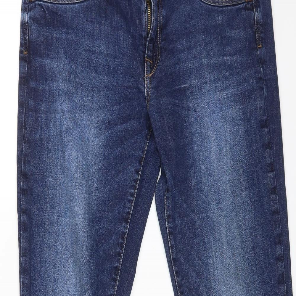 EDC Mens Blue Cotton Straight Jeans Size 31 in L30 in Regular Button