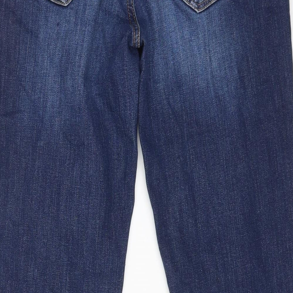 EDC Mens Blue Cotton Straight Jeans Size 31 in L30 in Regular Button