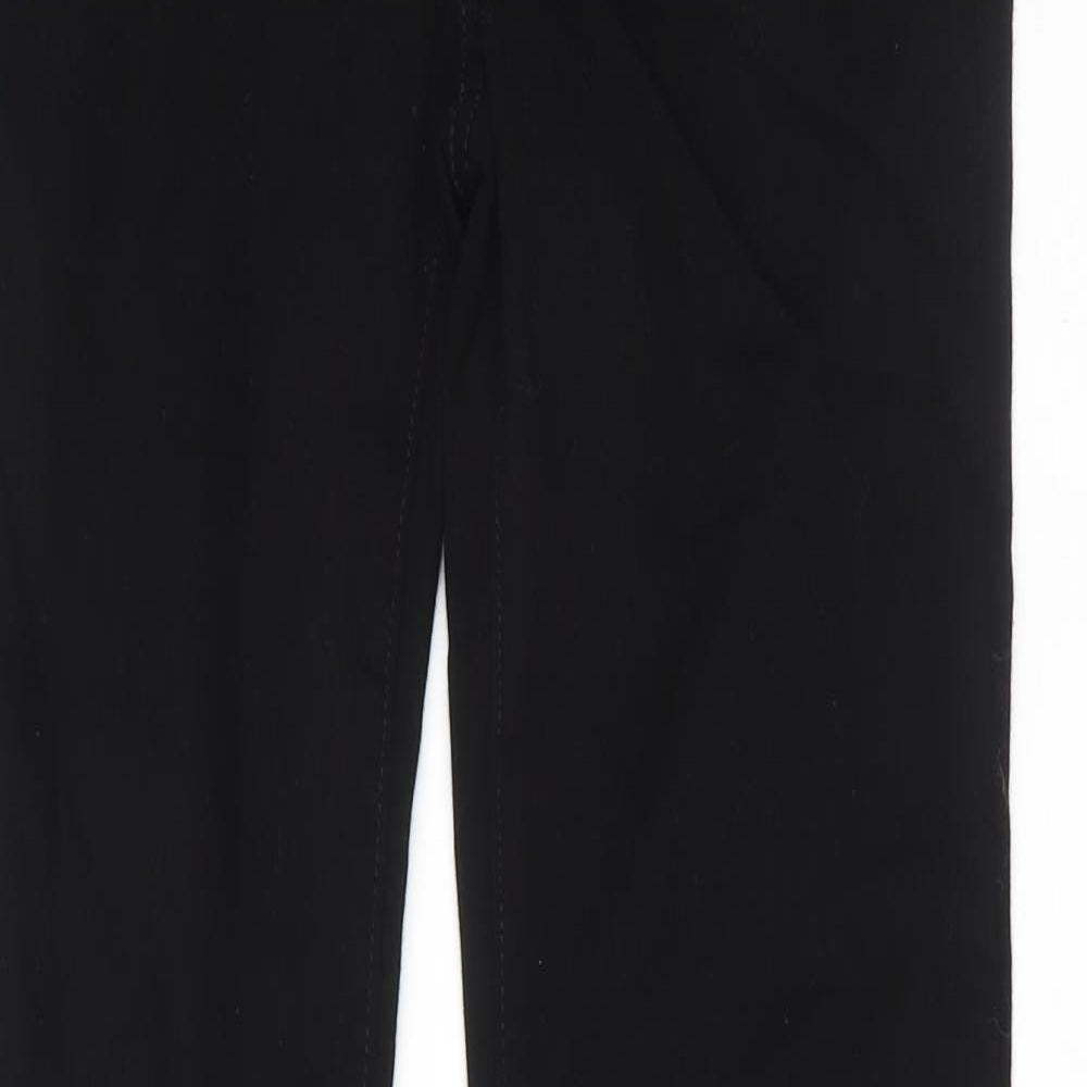 Gap Womens Black Cotton Flared Jeans Size 24 in L31 in Regular Zip