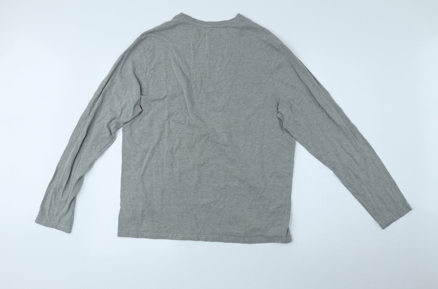 Marks and Spencer Mens Grey Cotton Pullover Sweatshirt Size M