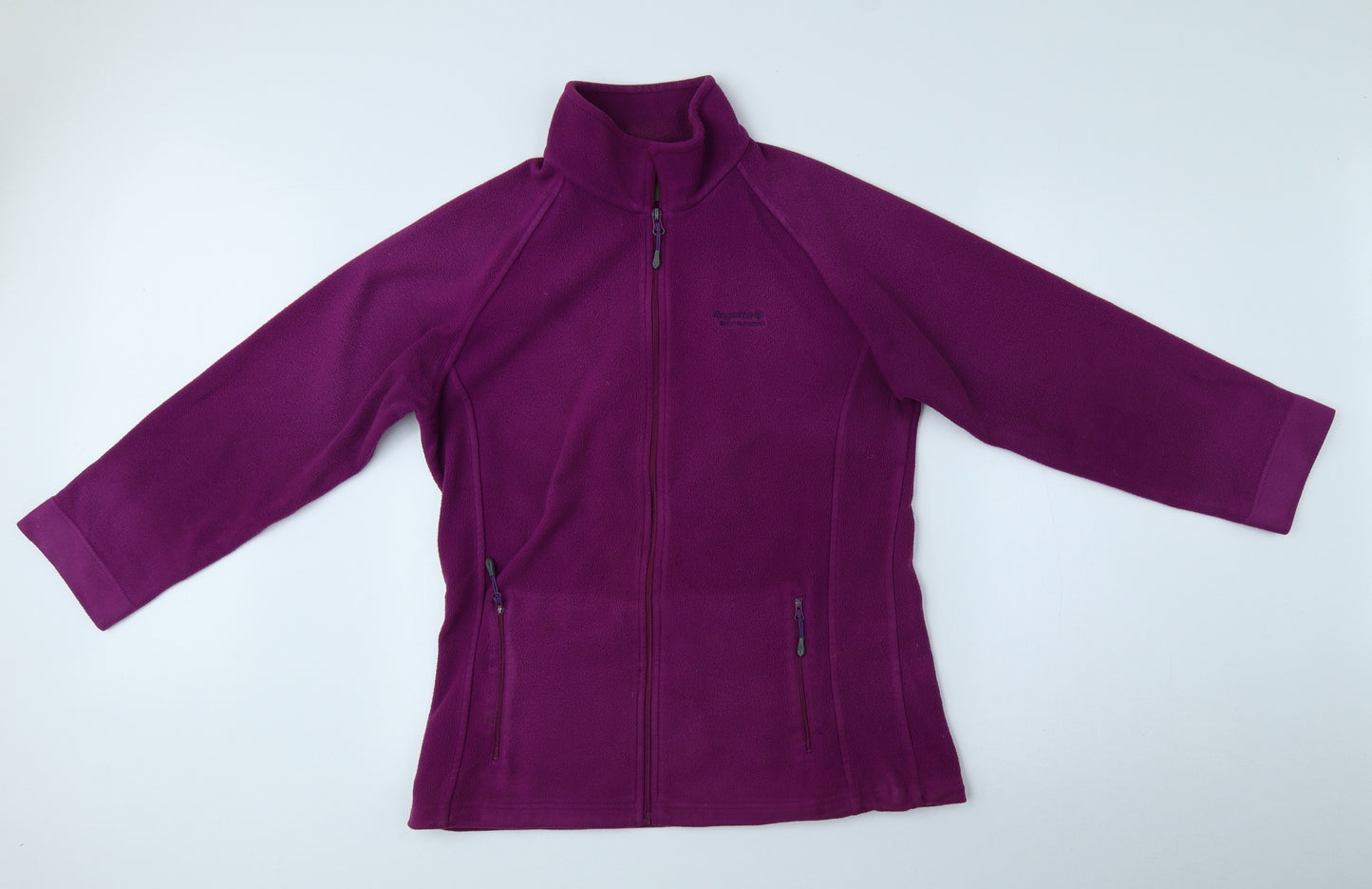 Regatta Womens Purple Jacket Size 12 Zip - Outdoors