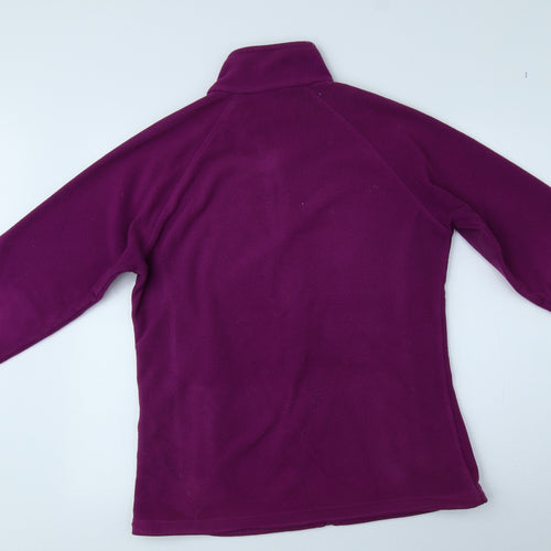 Regatta Womens Purple Jacket Size 12 Zip - Outdoors