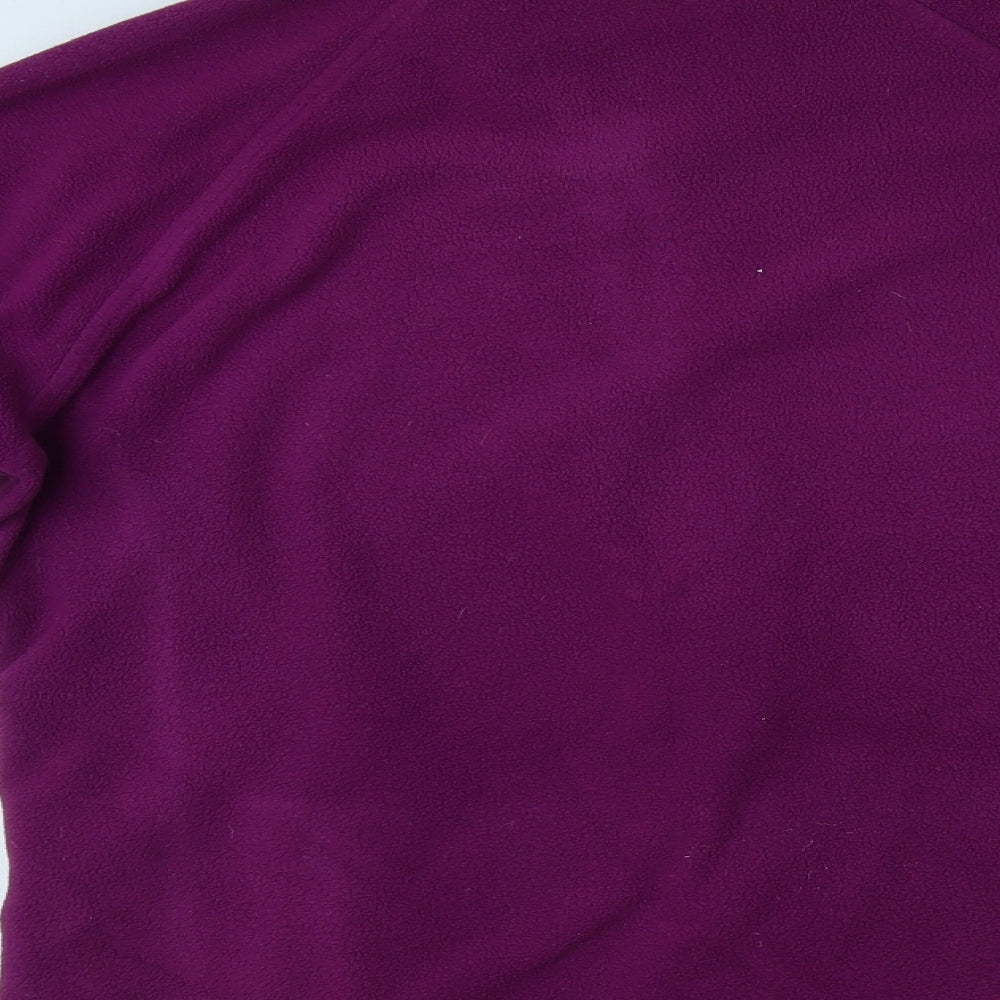 Regatta Womens Purple Jacket Size 12 Zip - Outdoors
