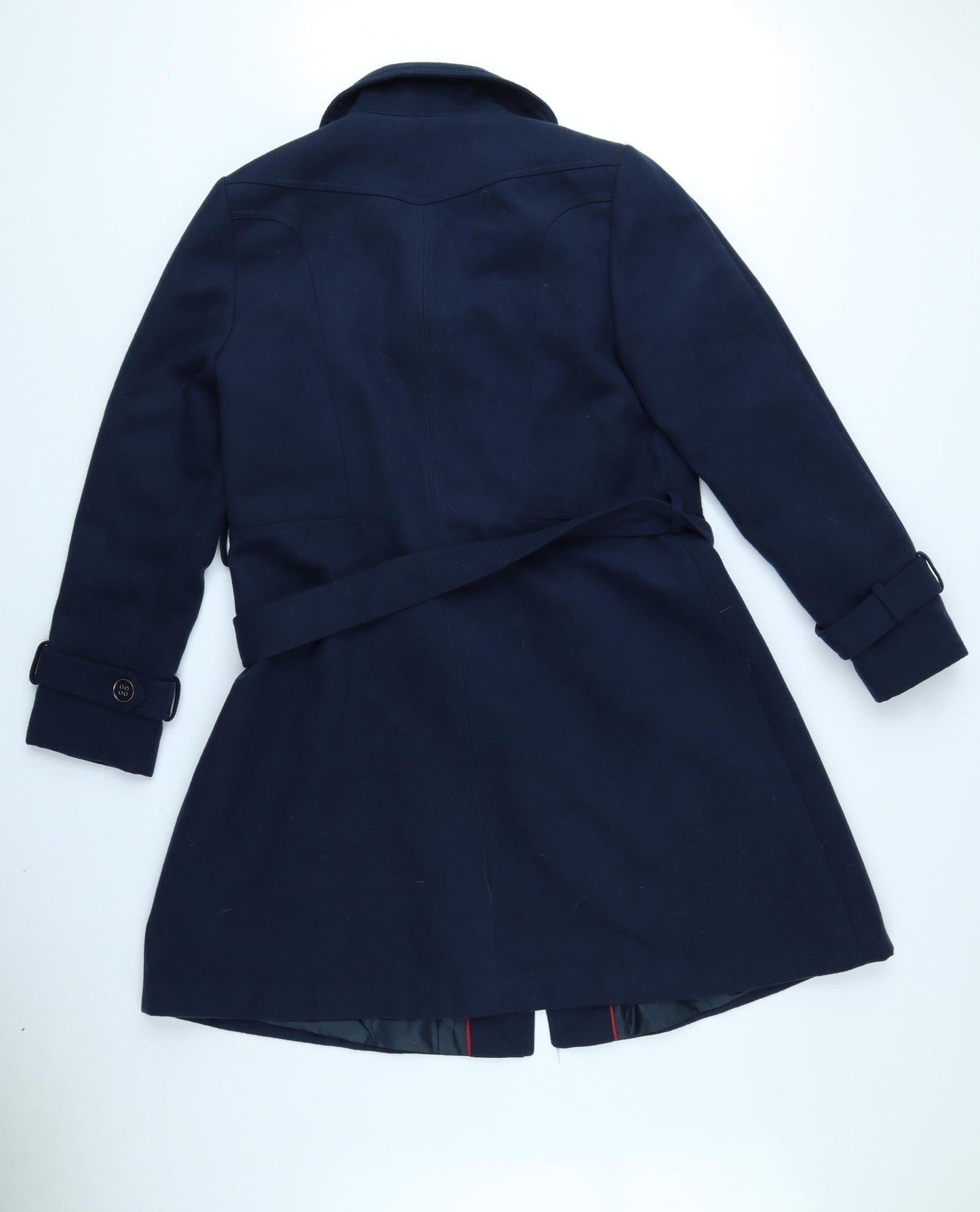 NEXT Mens Blue Military Jacket Coat Size XL Button