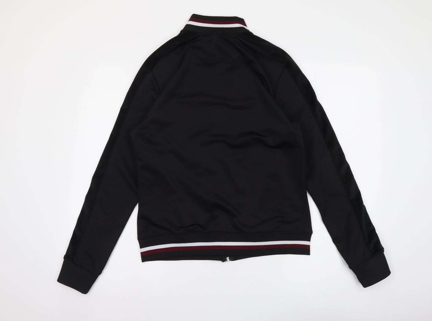 Project X Paris Womens Black Polyester Full Zip Sweatshirt Size L Zip