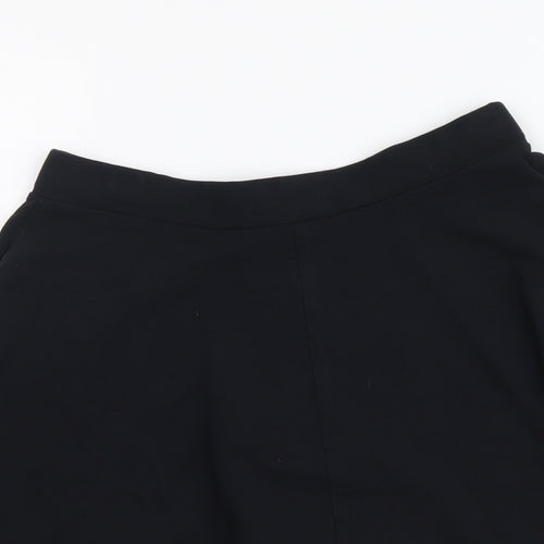 Topshop Womens Blue Cotton Skater Skirt Size 8