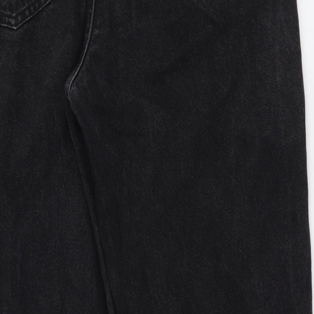 COLLUSION Mens Grey Cotton Straight Jeans Size 32 in L31 in Regular Button