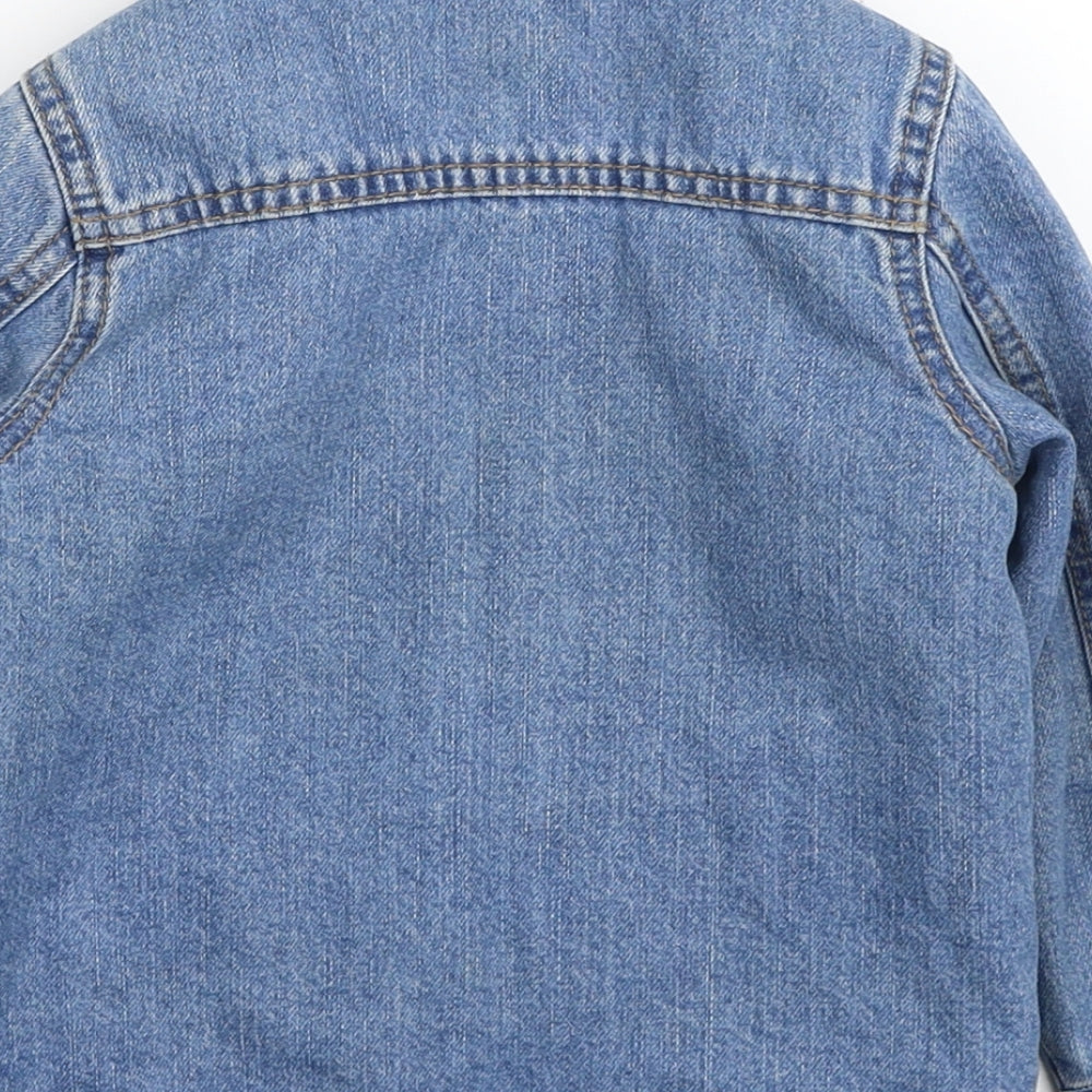 George Boys Blue Jacket Coat Size 18-24 Months Button