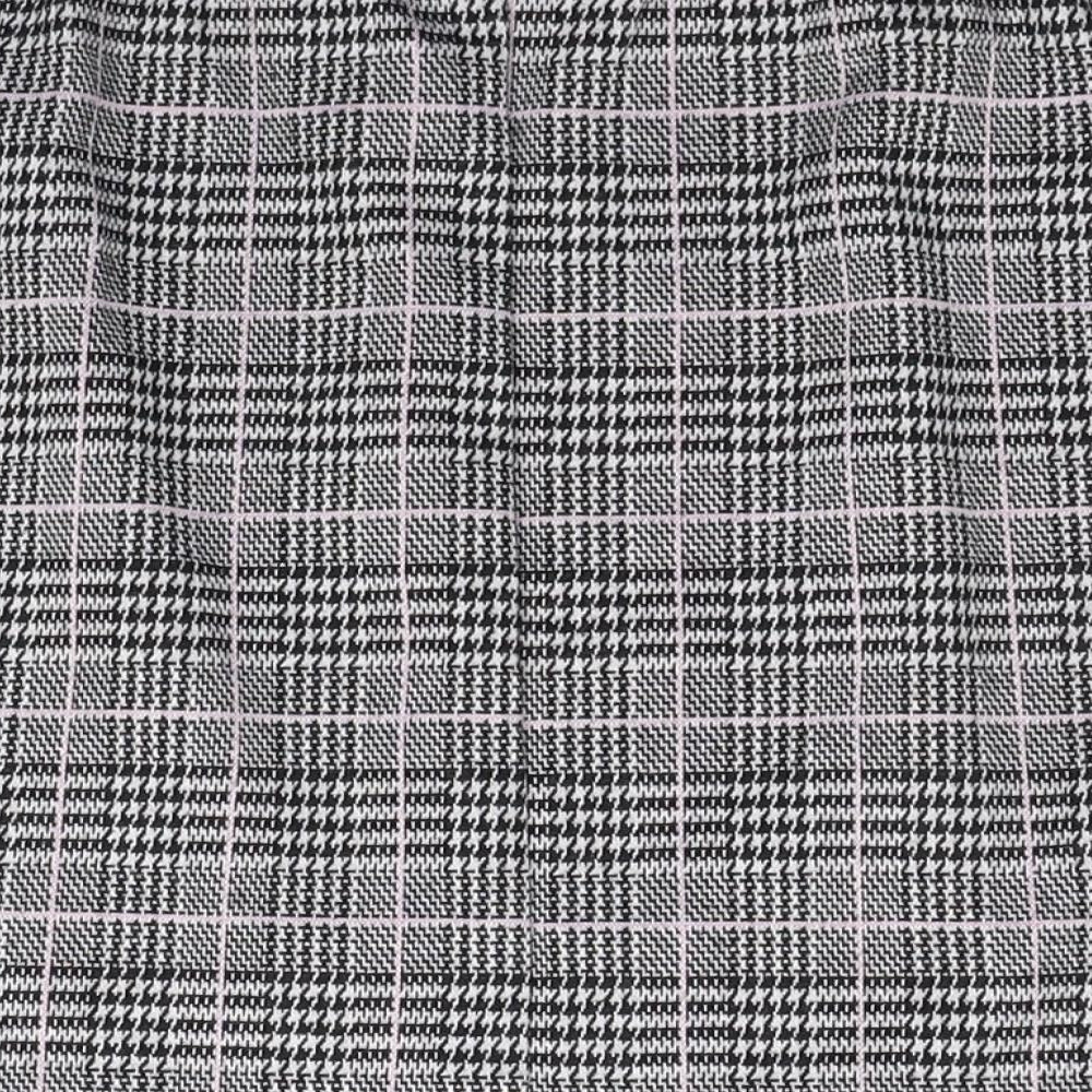 Dorothy Perkins Womens Black Herringbone Polyester A-Line Skirt Size 16
