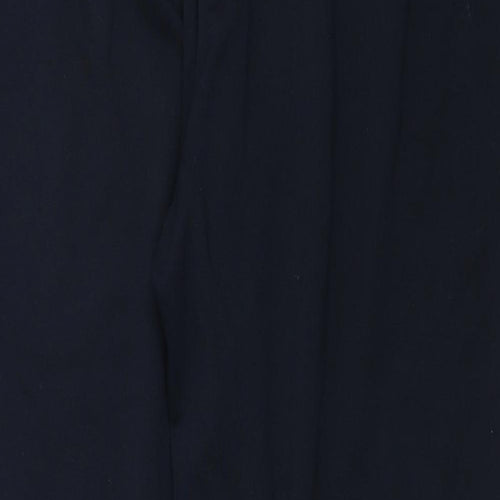 Marks and Spencer Womens Blue Viscose Cropped Leggings Size 18 L23 in