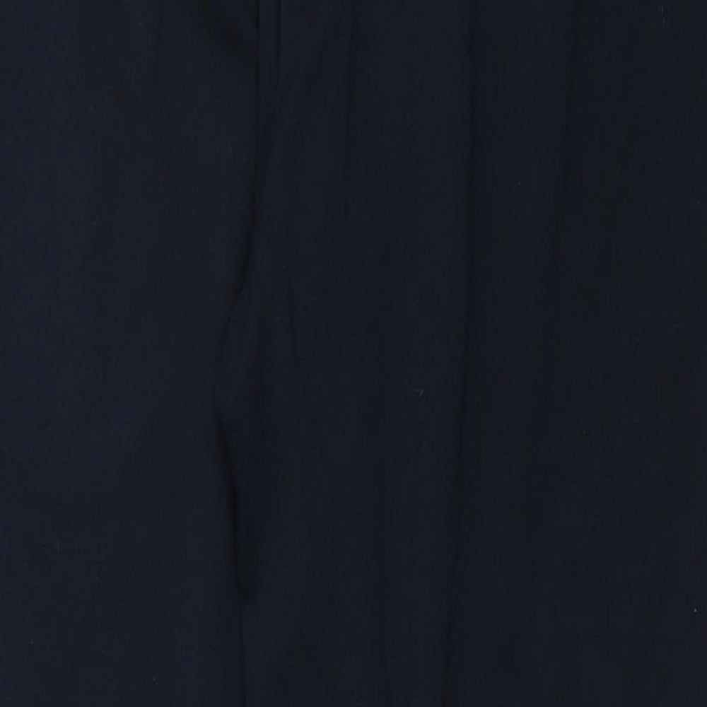 Marks and Spencer Womens Blue Viscose Cropped Leggings Size 18 L23 in