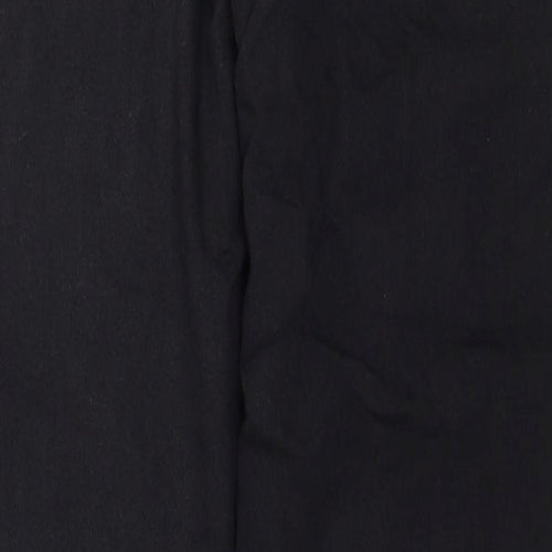 Marks and Spencer Womens Black Cotton Skinny Jeans Size 10 L27 in Regular Zip