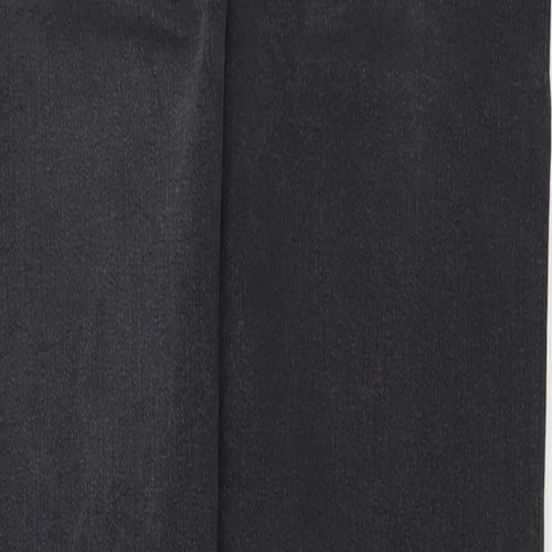 Marks and Spencer Womens Black Cotton Skinny Jeans Size 8 L26 in Regular Zip