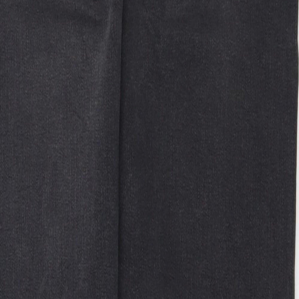 Marks and Spencer Womens Black Cotton Skinny Jeans Size 8 L26 in Regular Zip